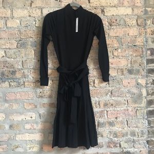 Never Worn! Mock neck fit and flare sweater dress